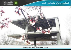 نمایی ازسقف اینتل دک در اجرای کنسول